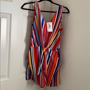 Multi colored romper